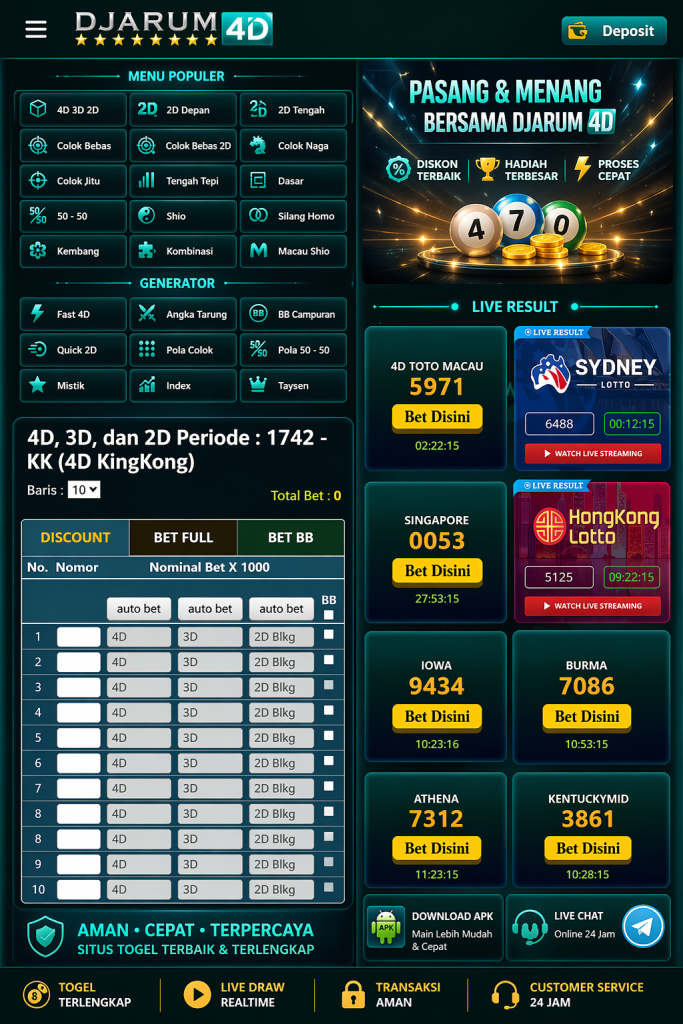 Pasang Togel Sambil Rebahan