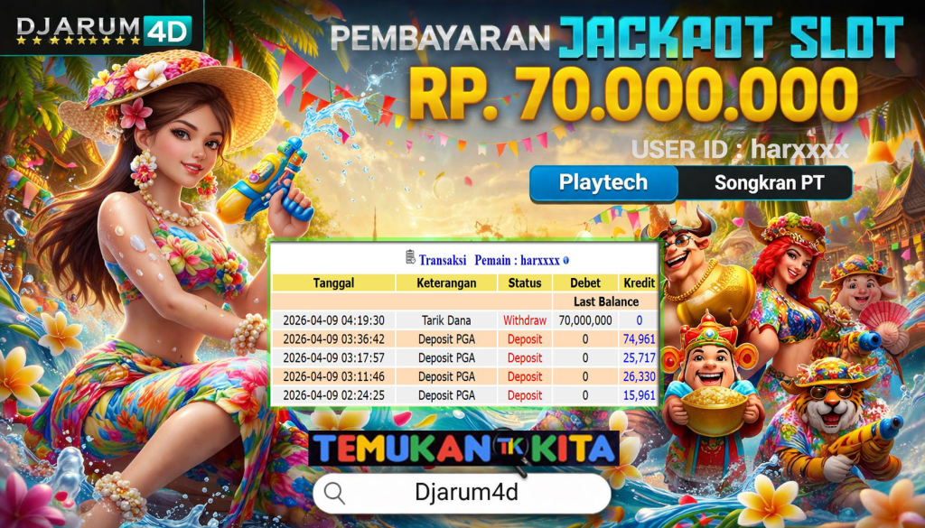 Cara Jackpot pada Permainan Songkran Playtech: Strategi, Fitur, dan Rahasia Menang Besar